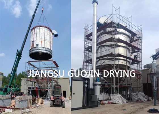 উচ্চ গতির 15500rpm ঘূর্ণন গতি স্প্রে শুকানোর মেশিন আউটলেট তাপমাত্রা