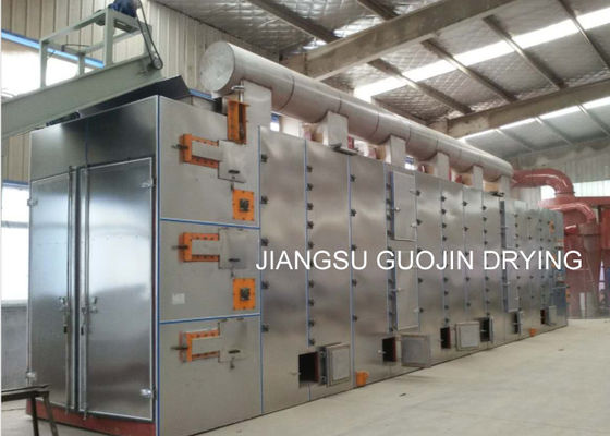 5.5KW 25 এম 2 কনভেয়র জাল বেল্ট ড্রায়ার ফুডস স্টাফ প্রসেসিংয়ের জন্য