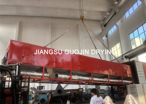 একক পাস পরিবাহক মেষ বেল্ট ড্রায়ার 1.6x12M পাকিস্তানে পাঠানো হয়েছে