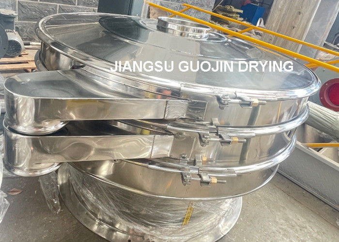 1-4 স্তর 0.5-3kw কম্পন স্ক্রিনিং সরঞ্জাম 380V/50Hz 450-1100 কেজি / ঘন্টা ক্ষমতা জন্য