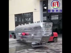 খাদ্যদ্রব্য অবিচ্ছিন্ন কম্পনশীল ফ্লুইড বেড শুকানোর সরঞ্জাম ১.২x৯ মিটার